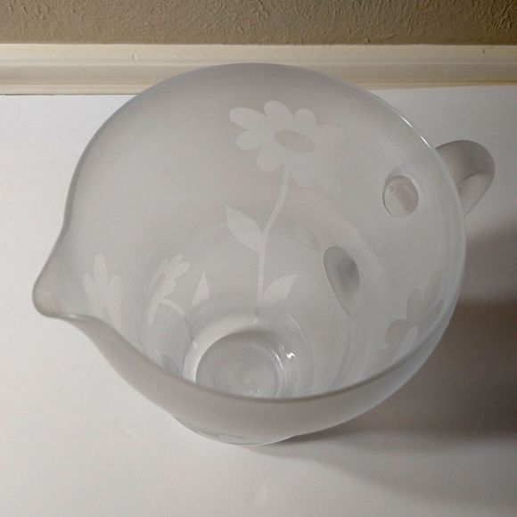 Bohemia Hand Made Crystalex Pitcher - Picture 3 of 5